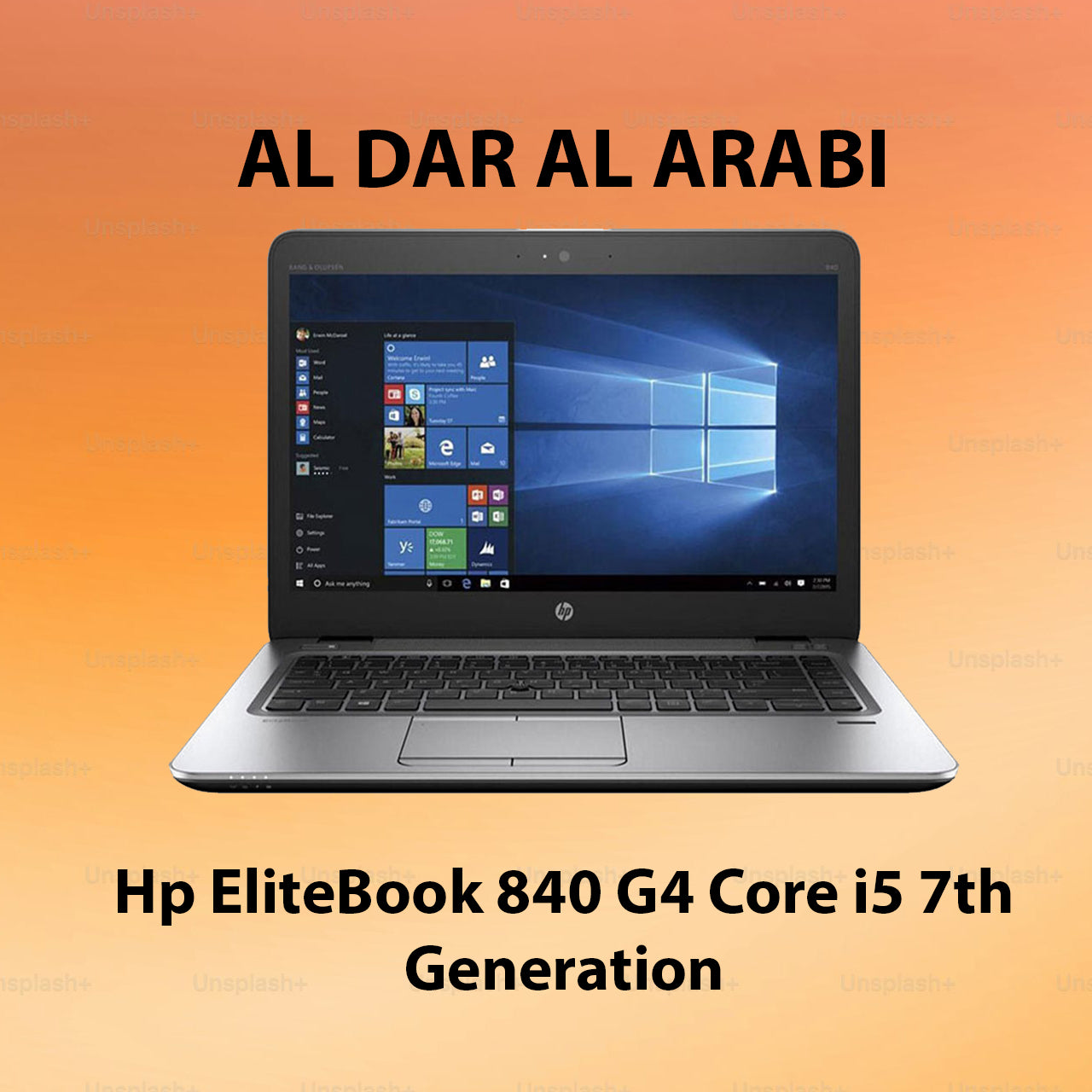hp EliteBook 840 G4 Core i5 7th Generation, 256 SSD & 8 GB Very Good - Refurbished